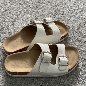Madden Girl White Sandals